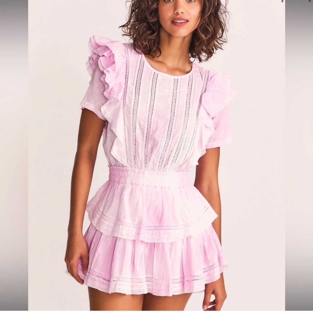 LoveShackFancy Natasha Tie Dye Dress